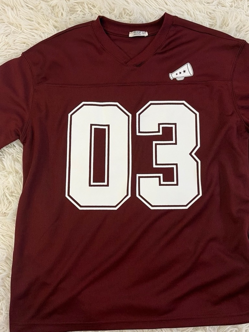 Ardene Deep Maroon V-Neck Knit Top